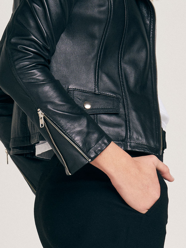 Campera de Cuero Estrella Negra - Imagen 6